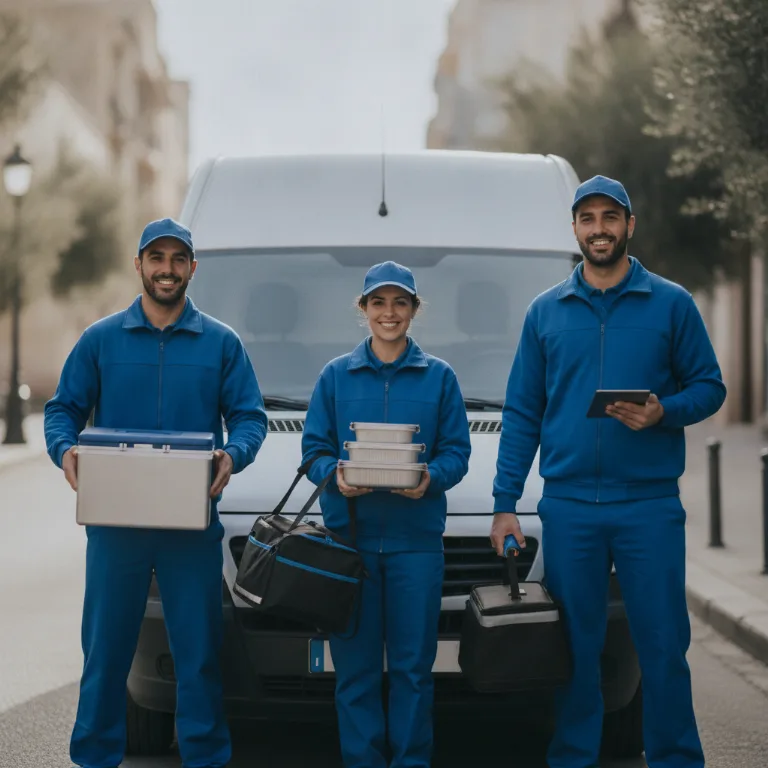 Entrega de Comidas equipo en Gasteiz / Vitoria